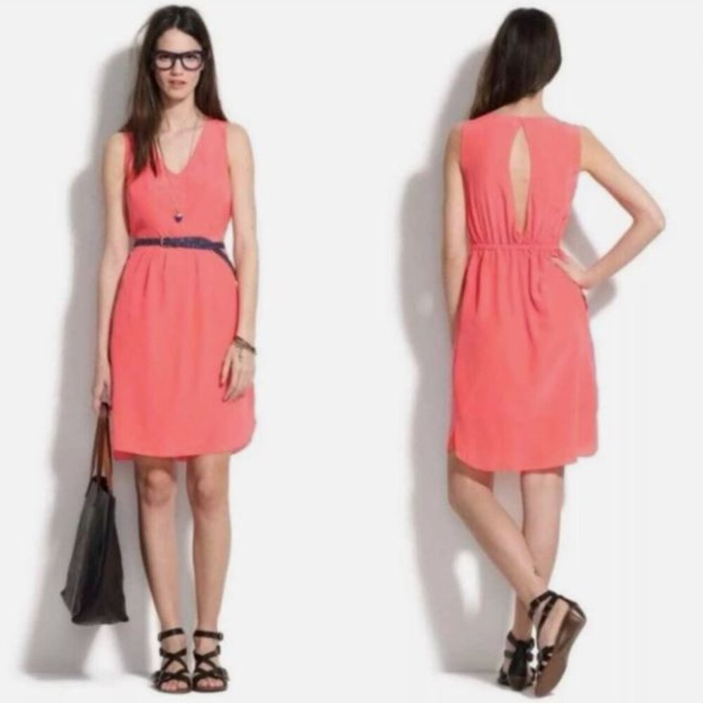 Alexa Chung Coral Madewell Dress Size 2
